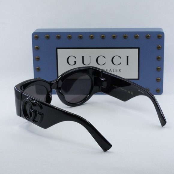 FINAL PRICE NEW GUCCI GG1544S 001 BLACK GREY SUNGLASSES - Picture 5 of 11